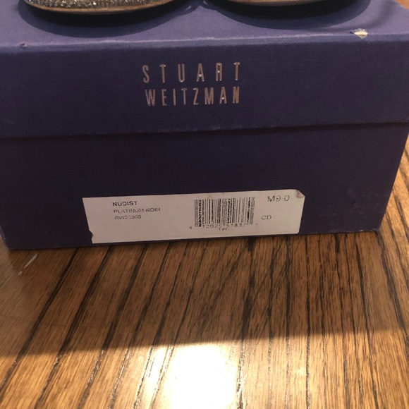 Stuart Wietzman Nudist Heels in Platinum - Picture 7 of 7